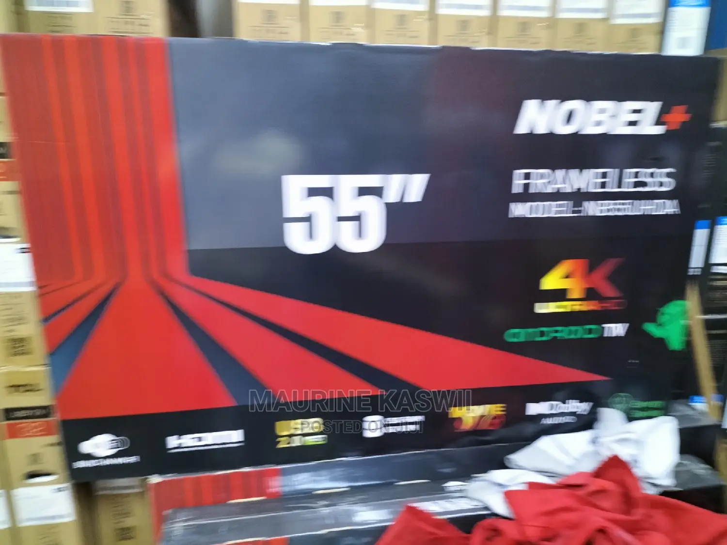 Nobel 55” 4K Ultra HD Smart Android Tv,Netflix,