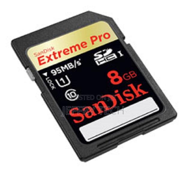 Sandisk 8 GB Extreme Pro UHS-I SDHC Memory Card