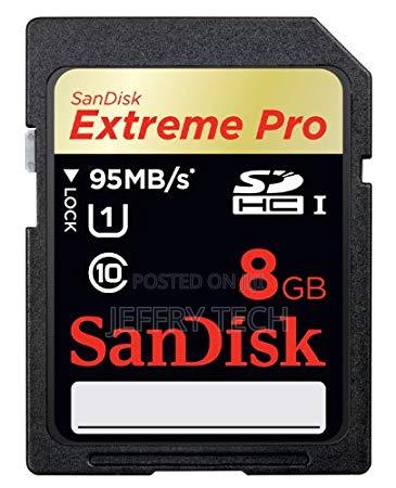 Sandisk 8 GB Extreme Pro UHS-I SDHC Memory Card - thumbnail 2