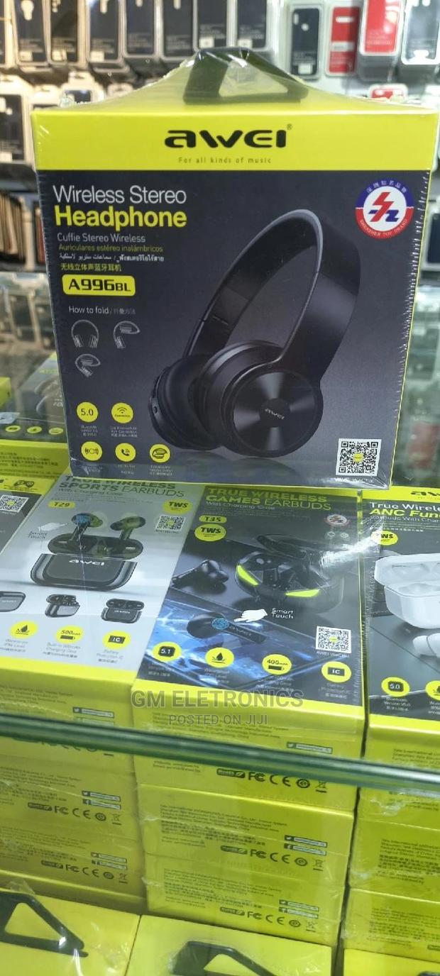 Awei A996BL Wireless Headset With Mic Noise Cancellation