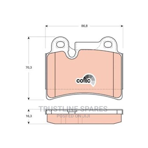 VW Touareg I (7la, 7L6,) Brake Pad Set -TRW Cotec