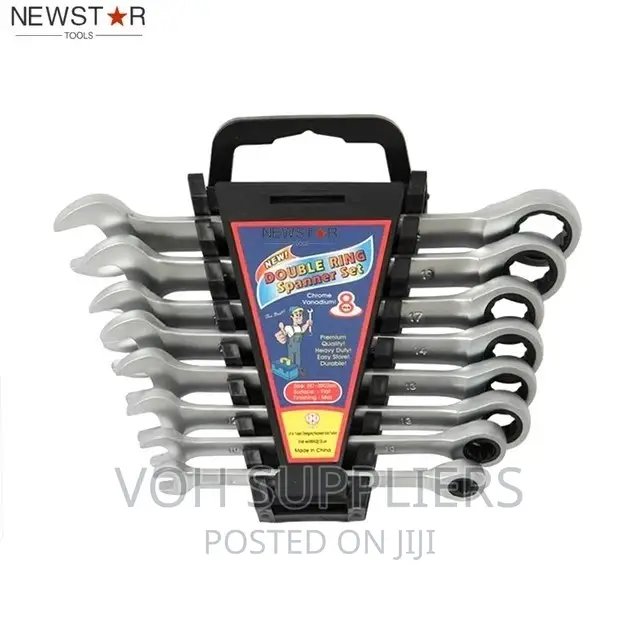 8pcs Metric Ratchet Spanner Set