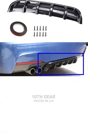 Rear Diffuser Spoiler Carbon Fiber Car Universal Diffuser