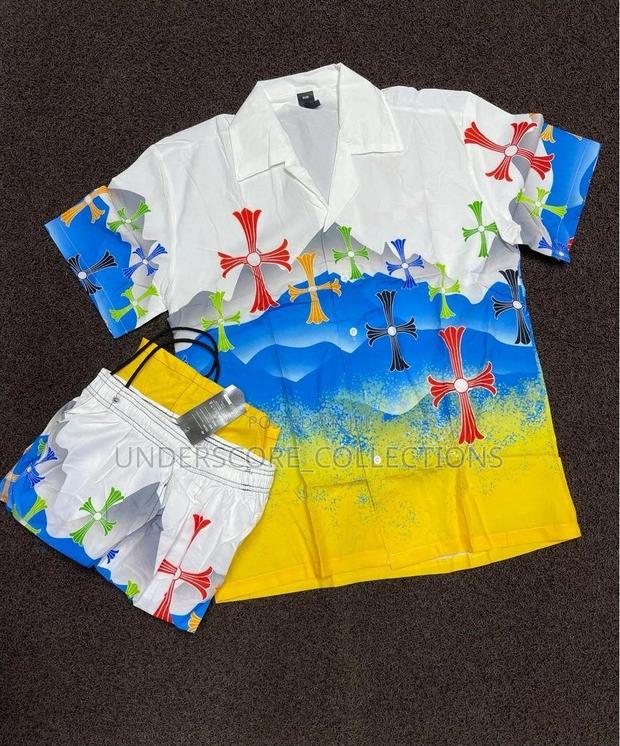 Classy Unisex Vacation Short Suit - thumbnail 2