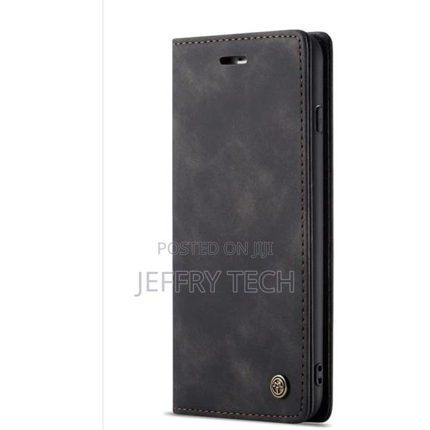 iPhone 7 Plus Flip Cover [Hard Leather Cover Case] - thumbnail 3