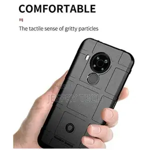 Nokia 5.4 Case (Black Hard Cover )