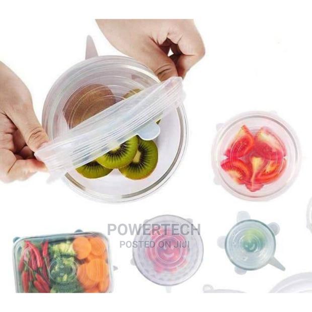 6 Psc Silicone Food Cover. - main view