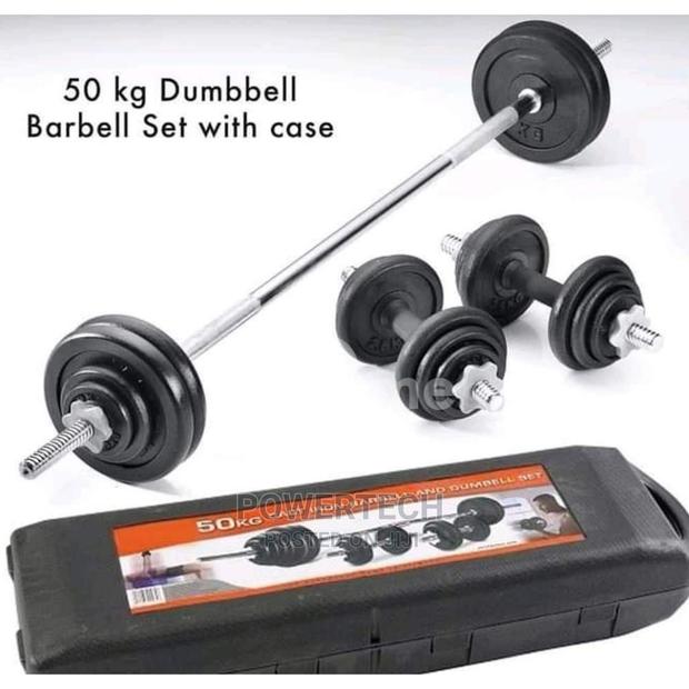 *50kg Barbell and Dumbbell Set* - main view