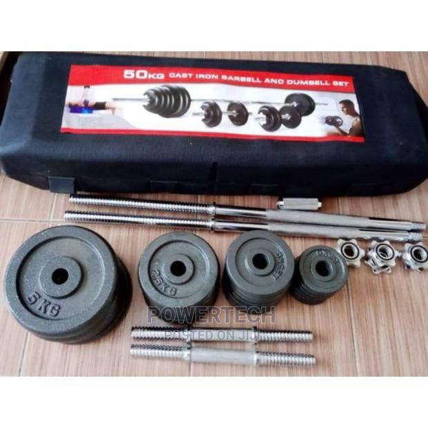 *50kg Barbell and Dumbbell Set* - main view