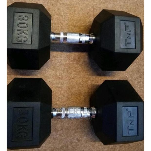 30 Kg Hexagonal Dumbbell. - main view
