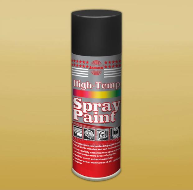 Multipurpose High Temperature Grade Spray Paint Cans - 1 Pc - thumbnail 3