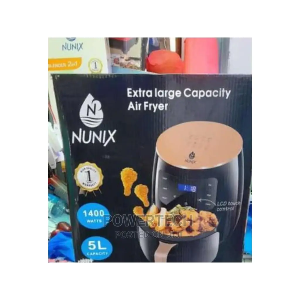 Nunix Air Fryer Extra Large 5 Litres Capacity,