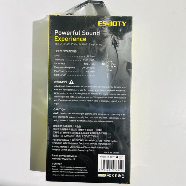 Awei Earphones (ES-10TY) - thumbnail 3