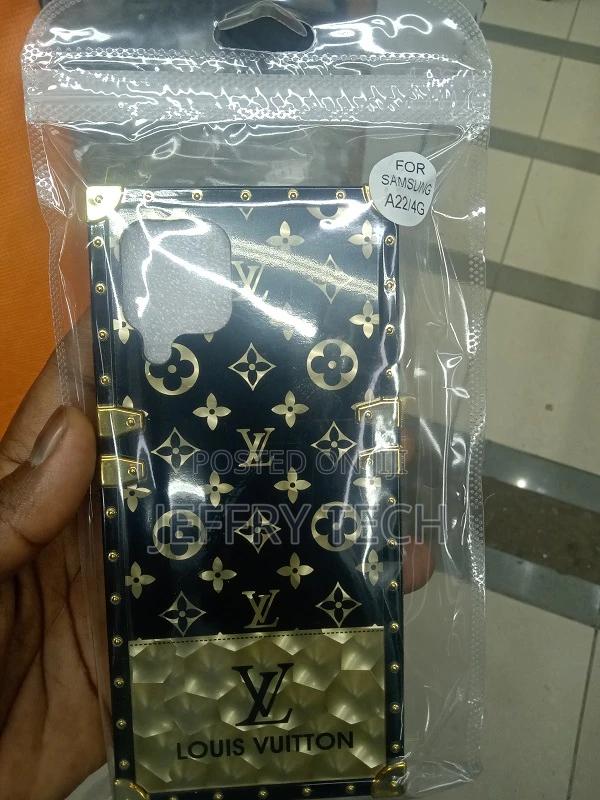 Classic Louis Vuitton Samsung Galaxy A22 Clear Case - thumbnail 3