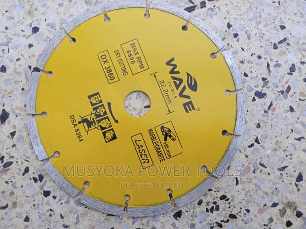 Wave Diamond Cutting Disc 7"