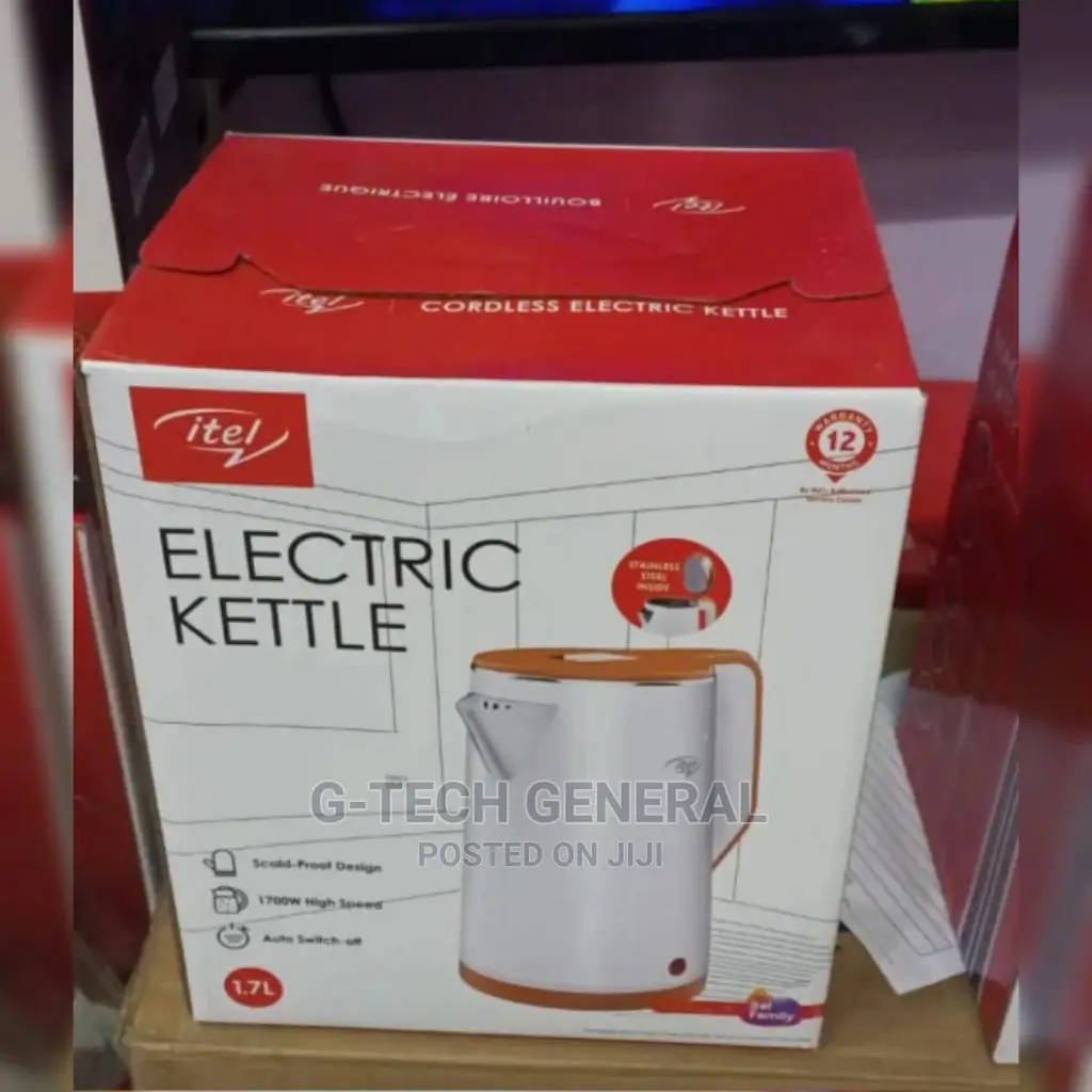 Cordless Itel Electric Kettle.