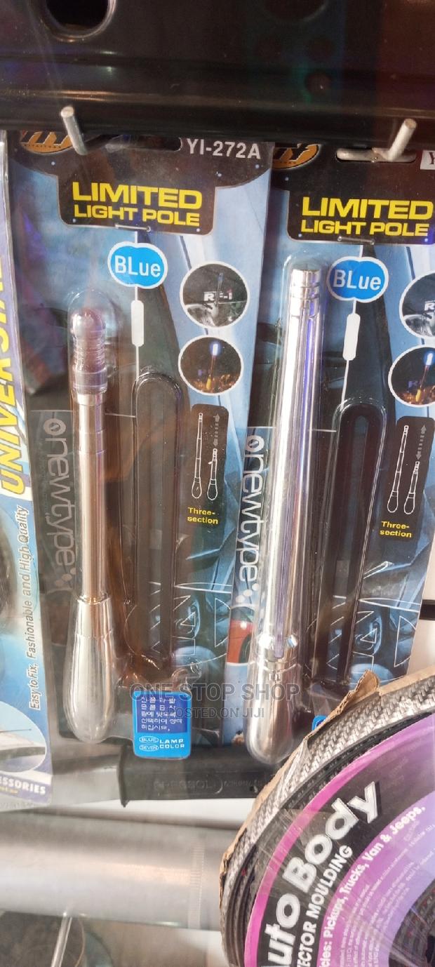 Blue Limited Blue Light Pole Antennae Decoration - main view