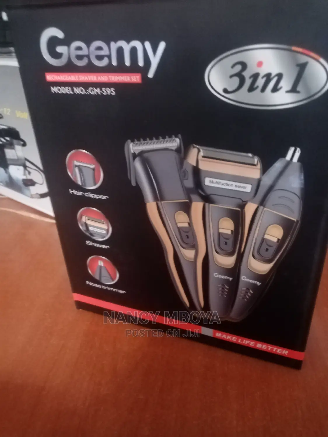 3 in 1 Geemy Shaver Kinyozi