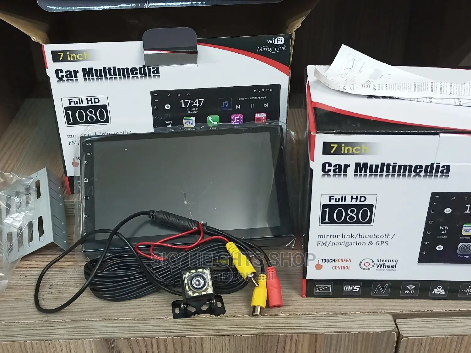Android Radio Touch Screen With Free Reverse Camera and GPS