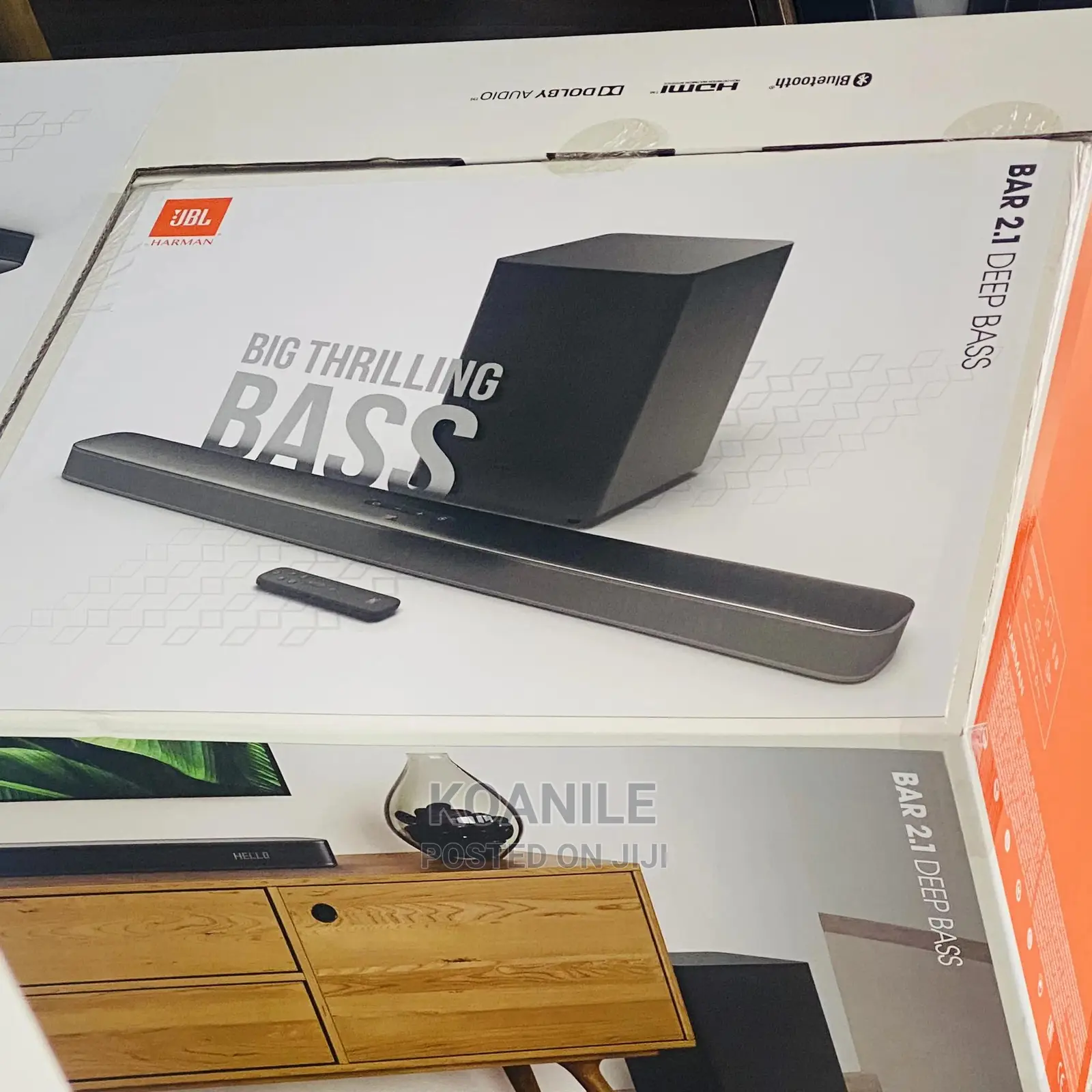 JBL Bar 2.1-channel Soundbar With Wireless Subwoofer