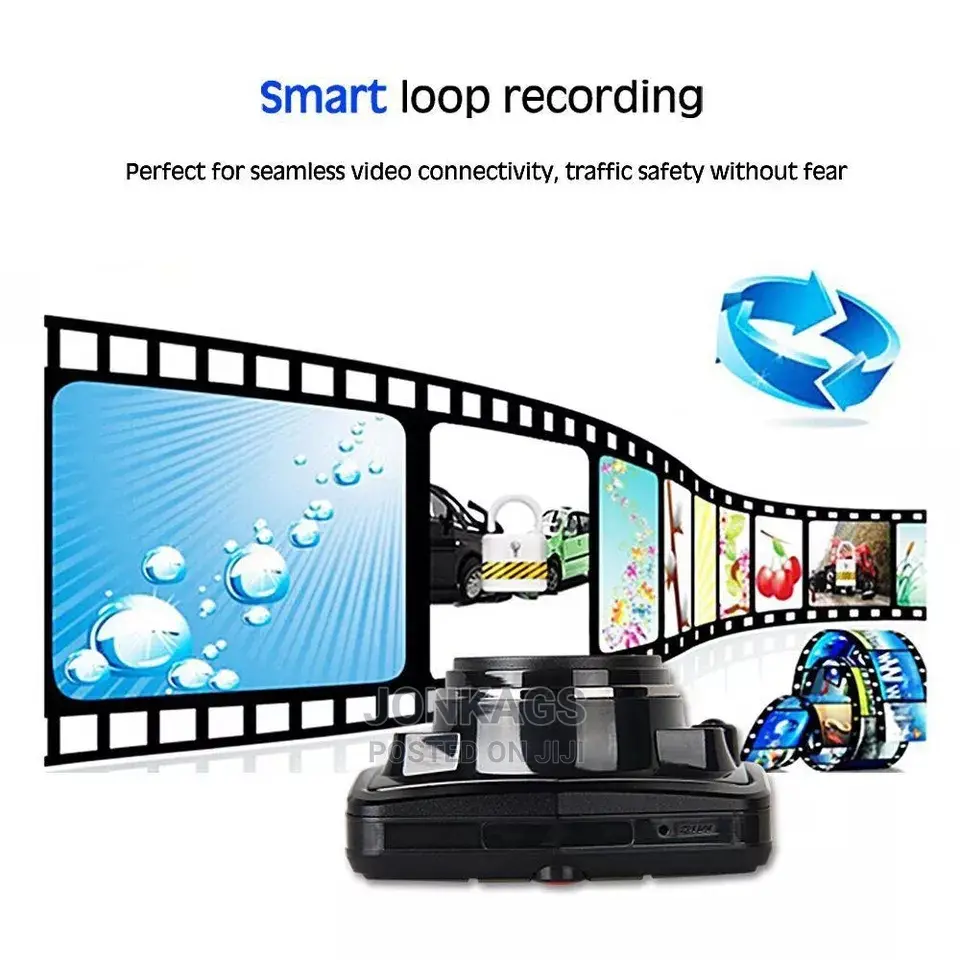 Full HD 1080p Single Lens Vehicle Dashcam