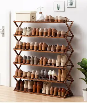 Shoe Rack - 6 Layers - 30 Shoe Pairs - Green