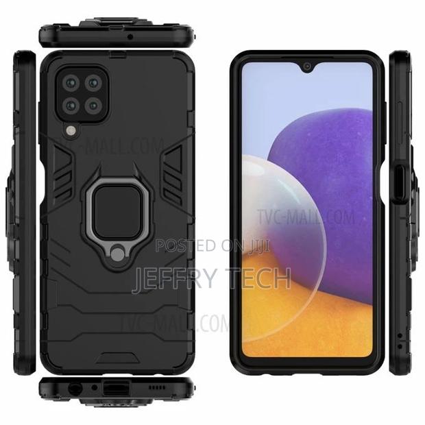 Black Armor Case Cover for Samsung A22 - thumbnail 3