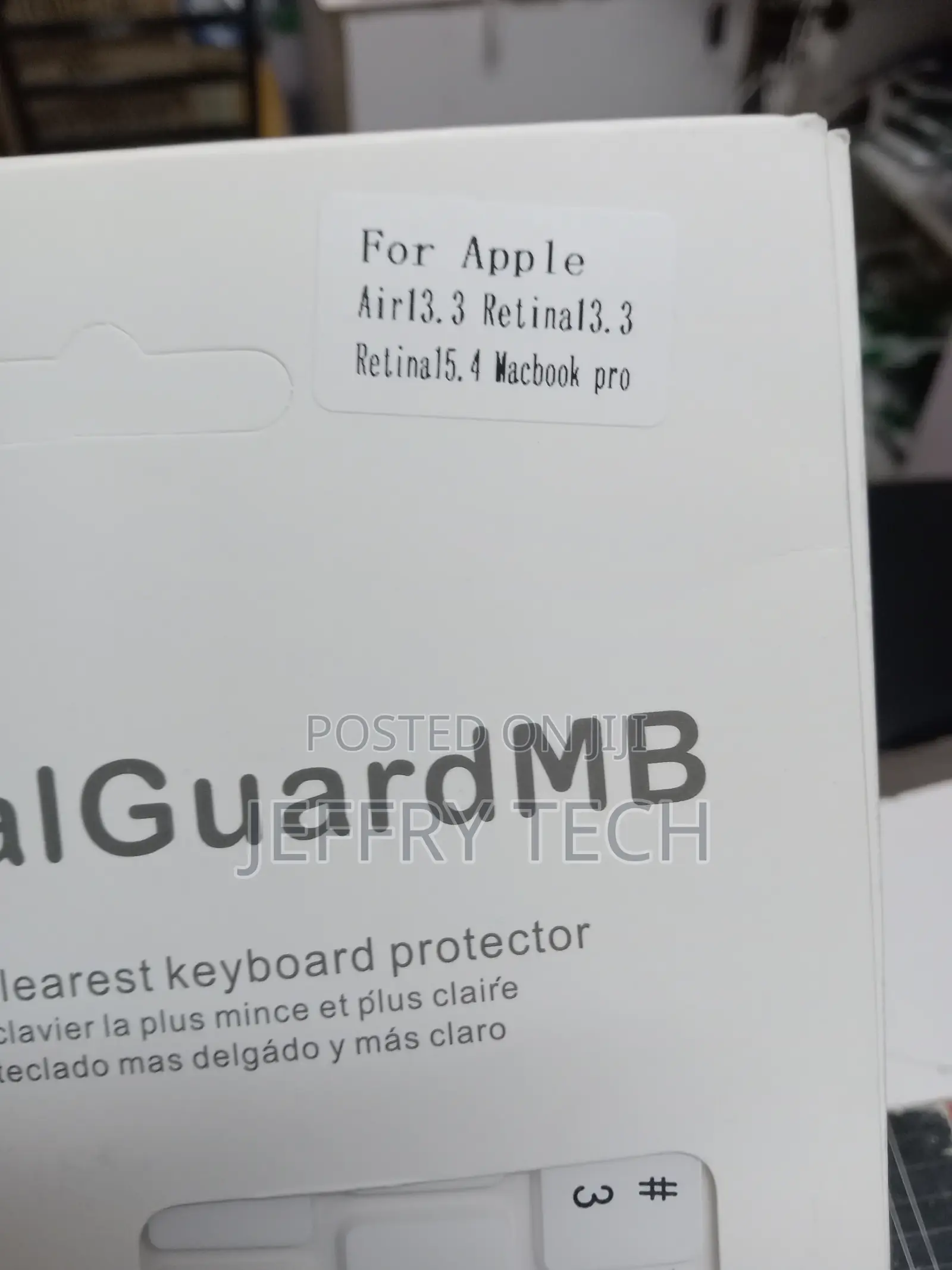 Clear TPU Keyboard Cover Skin Protector for Macbook Pro 13