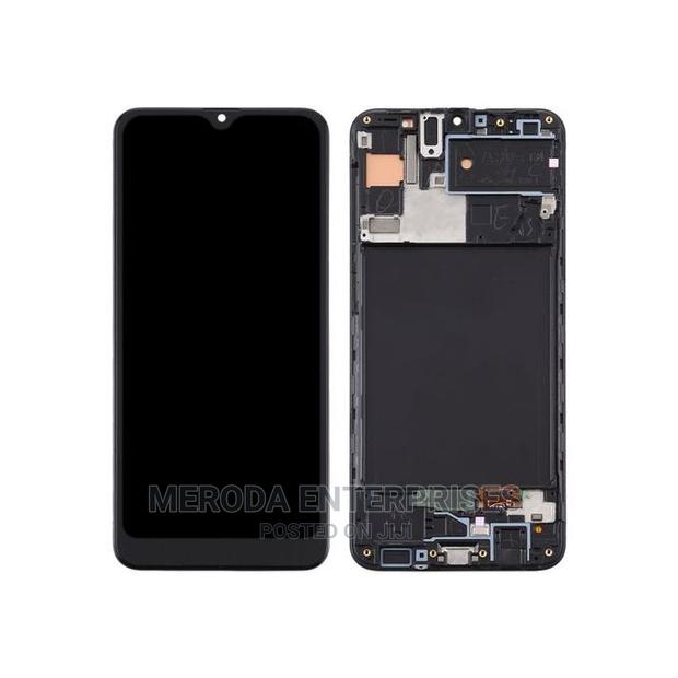 LCD Screen With Frame for Samsung Galaxy A30s(Black) - main view