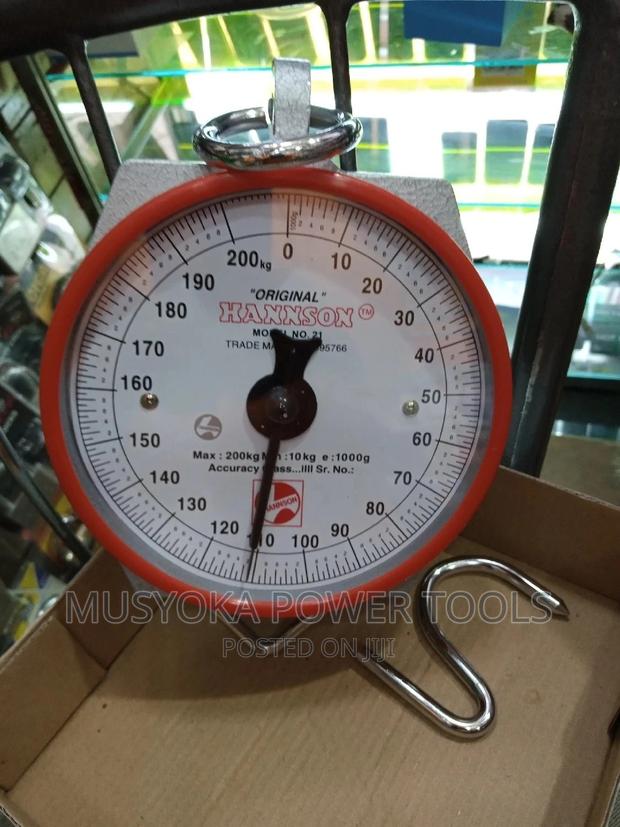 Weighing Scale Heavy Duty Portable, Hook Type 200kg - thumbnail 3