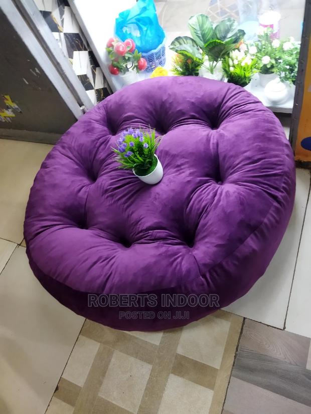 Purple Elegant Floor Pillow - main view
