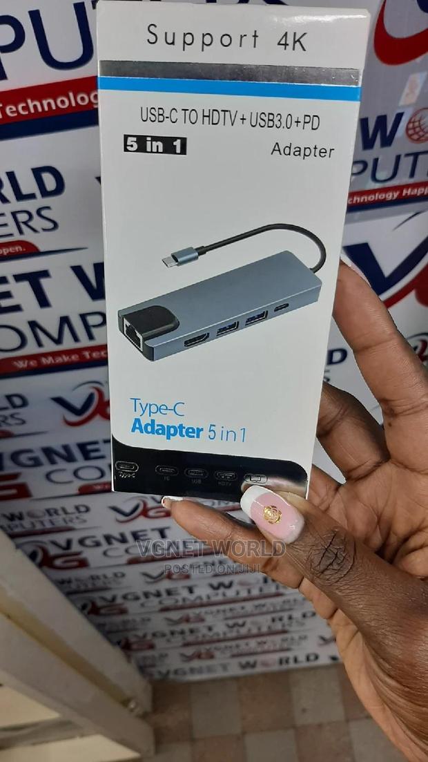 Type C 5 in 1 Adapter