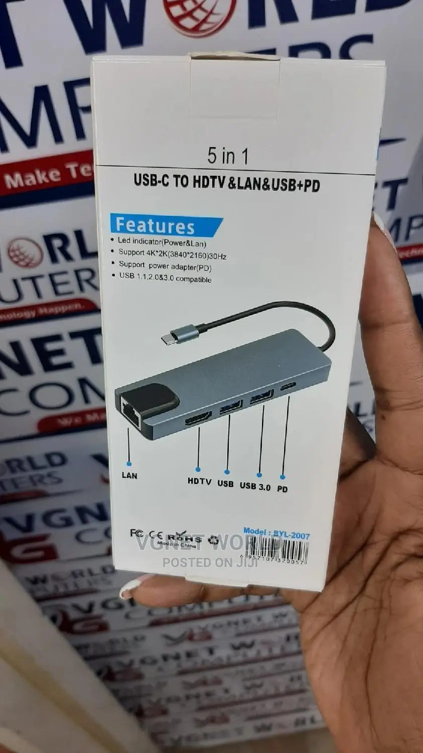Type C 5 in 1 Adapter