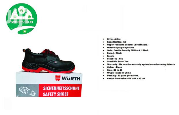Wurth Safety Boots - main view