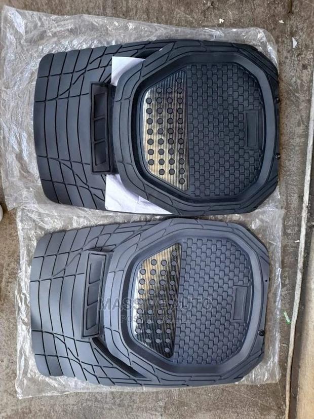 Grey Plain Car Floor Mats Available - main view