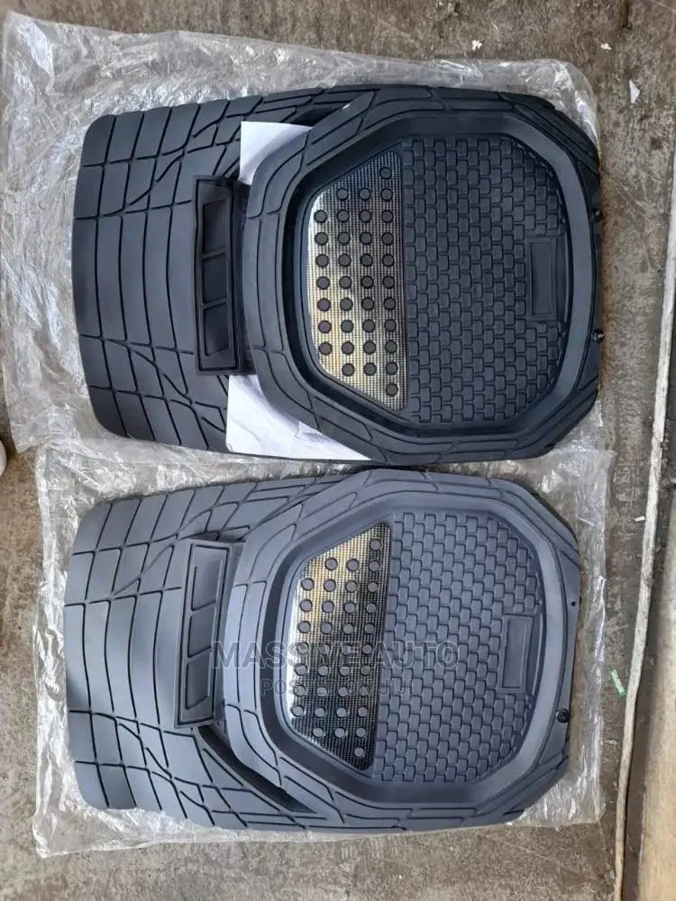Grey Plain Car Floor Mats Available