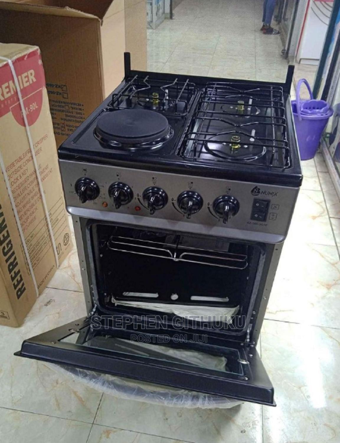 Nunix Cooker 3+1 With Electric Oven in Nairobi Central Kitchen