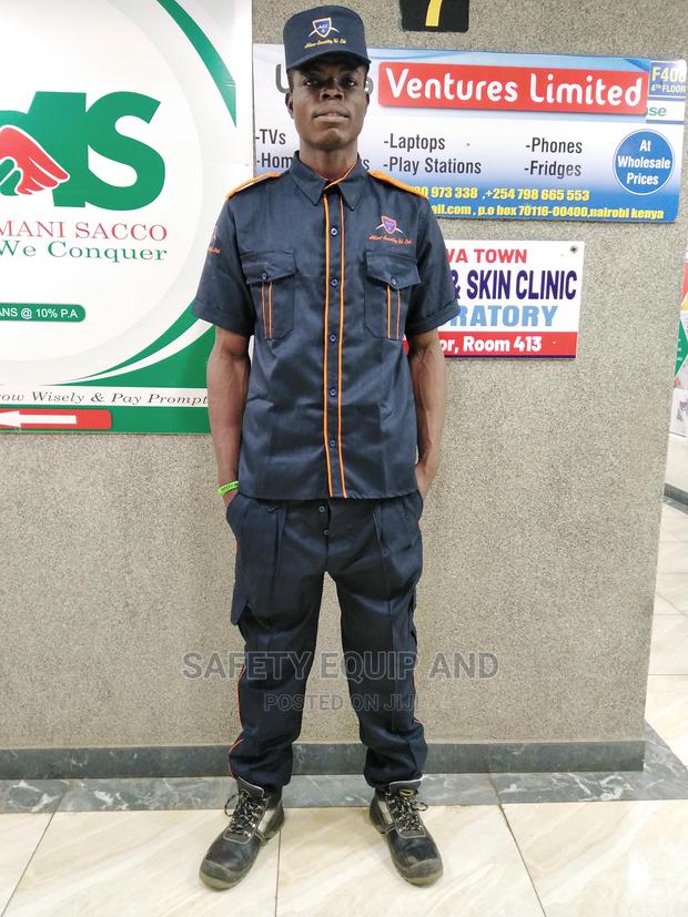 Security Guard Uniform/Navy Blue and Orange - thumbnail 2