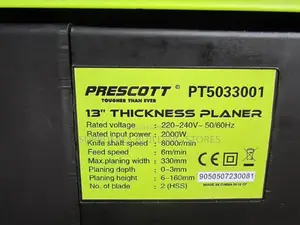 Prescott 2.0kw (13′′) 330mm Benchtop Wood Thickness Planer