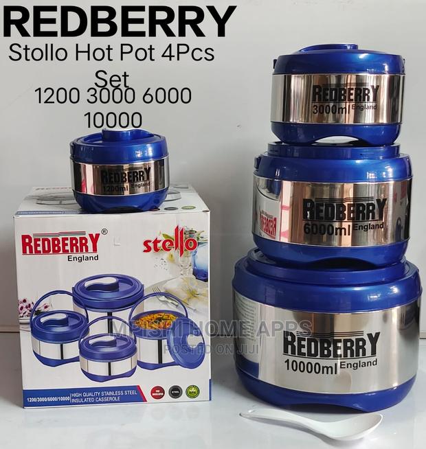 4pcs Redberry Stello Hot Pots - thumbnail 4