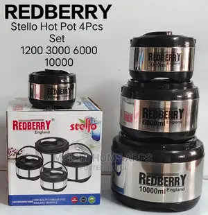 4pcs Redberry Stello Hot Pots