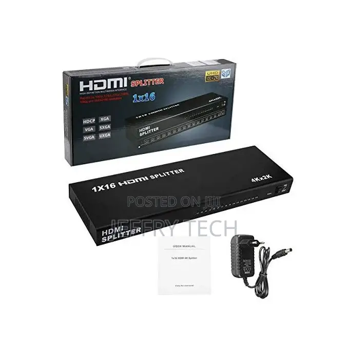 Hd Splitter 16 Port HDMI Splitter 1 in 16 Way Output Display