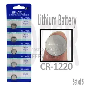 Huanqiu 5 Cr1220 3V Lithium Battery Batteries Watch,Car Alar