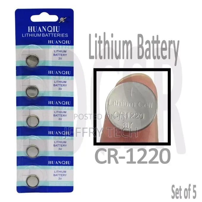 Huanqiu 5 Cr1220 3V Lithium Battery Batteries Watch,Car Alar