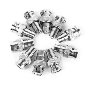 10pcs BNC Male to RCA Female Coax Coaxial Connector Adapter
