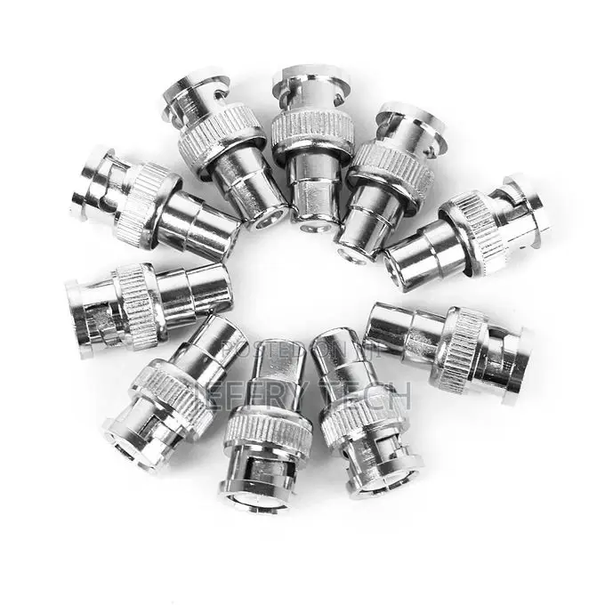 10pcs BNC Male to RCA Female Coax Coaxial Connector Adapter