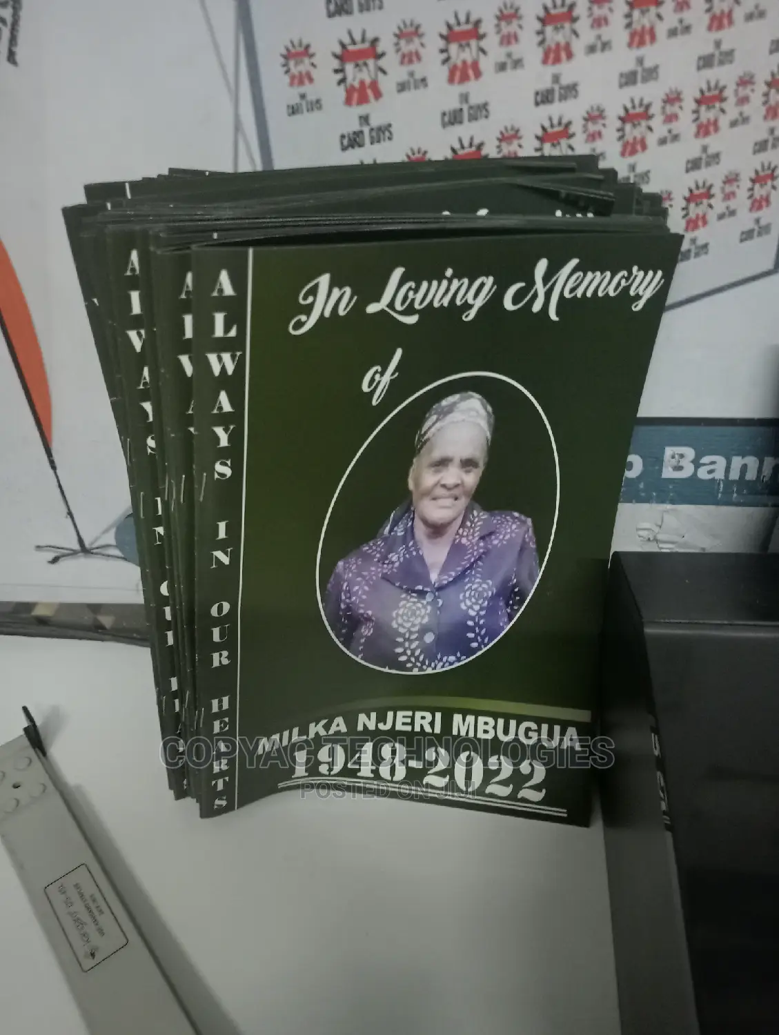 Offers on Prim Funeral Programs Printing Services
