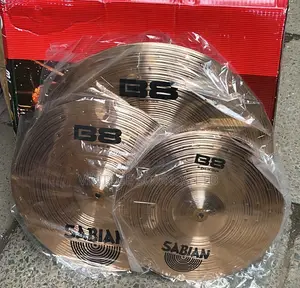 Sabian B8 4-Piece Drumset Cymbals Bundle.
