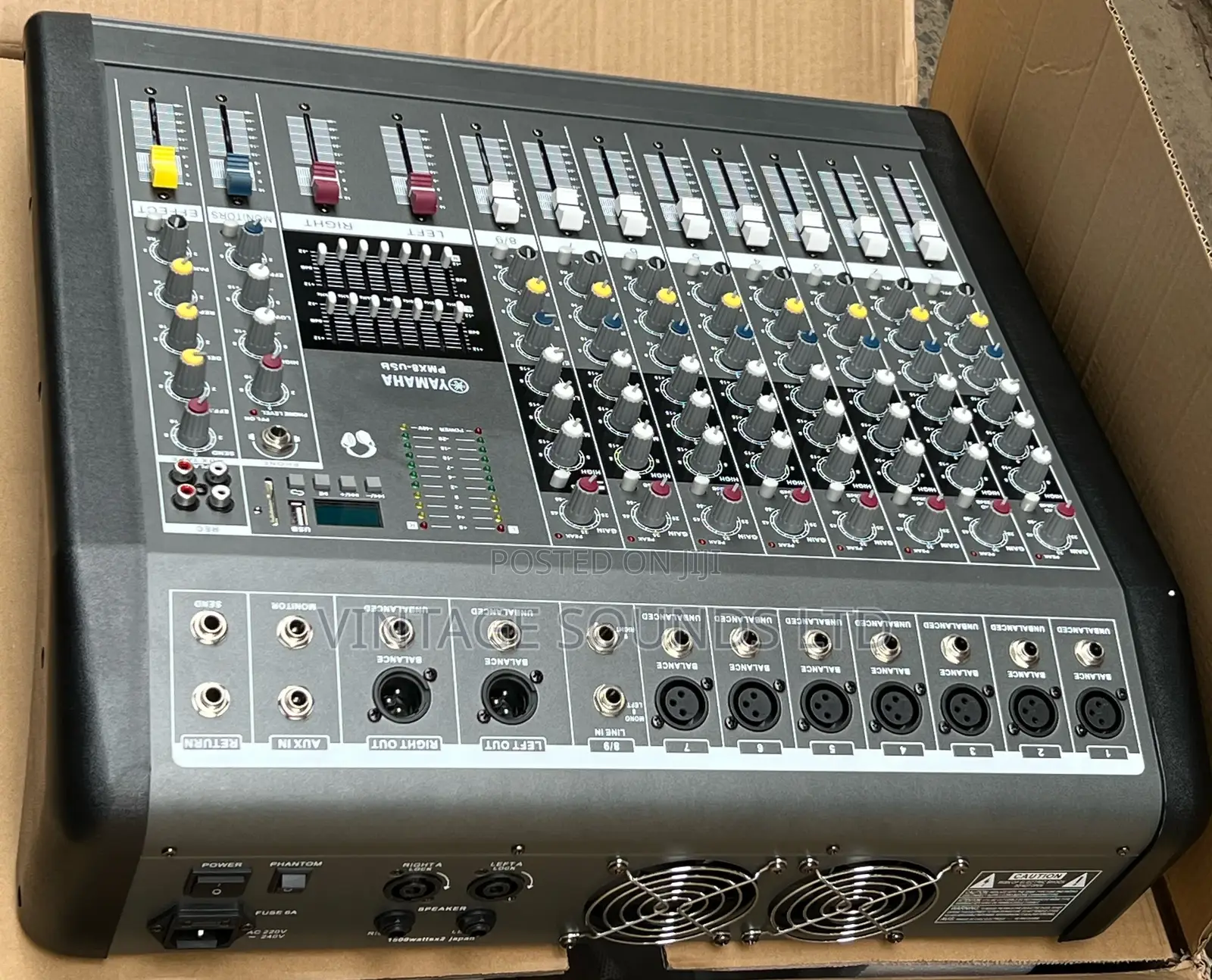 8lines Yamaha Powered Professional Mixer