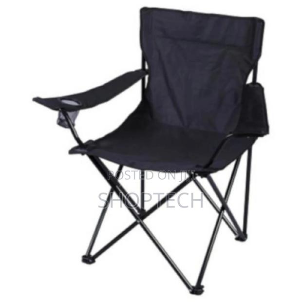 Black Portable Camping Chairs - main view